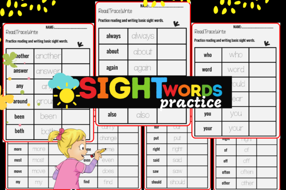 First Grade Sight Words Read and Trace: A Practical Learning Tool