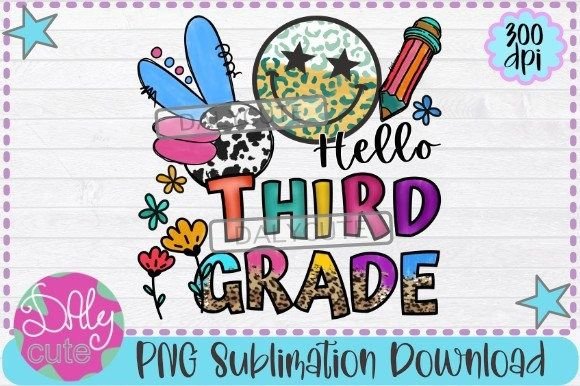 Hello School PNG, Third Grade: A Creative Resource for Educators and Parents