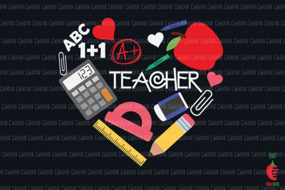 Teacher Heart: A Versatile Design for Educators and Creators