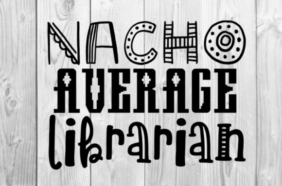 The Whimsical World of Nacho Average Librarian SVG